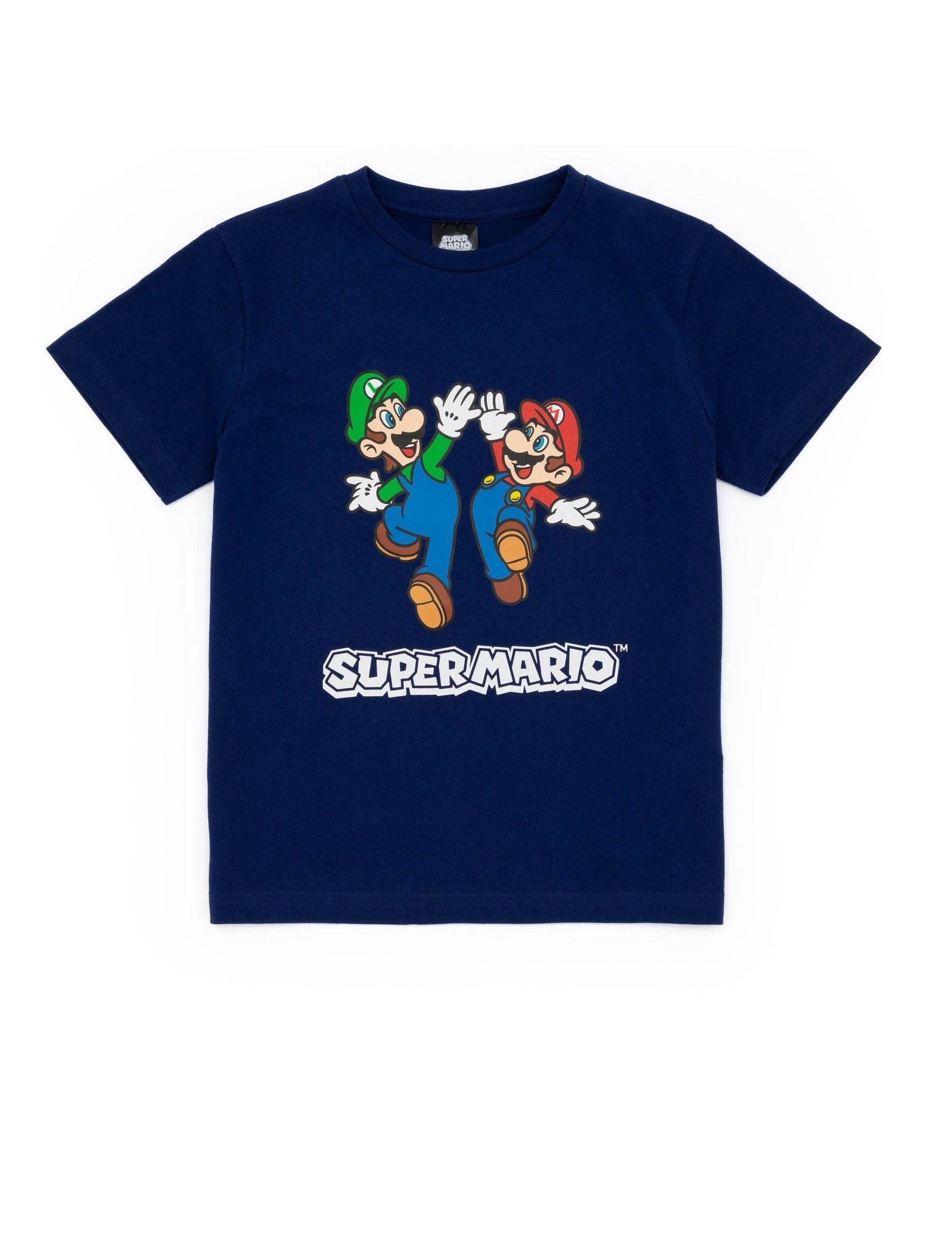 Dsiney Kidz - Vanilla Underground Blue Boys Nintendo Super Mario Short Sleeve Short Leg Pyjamas Set image 2