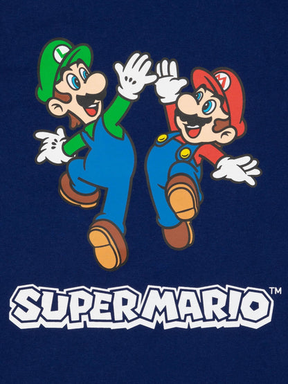 Dsiney Kidz - Vanilla Underground Blue Boys Nintendo Super Mario Short Sleeve Short Leg Pyjamas Set image 3