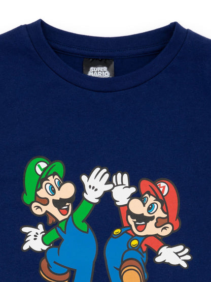 Dsiney Kidz - Vanilla Underground Blue Boys Nintendo Super Mario Short Sleeve Short Leg Pyjamas Set image 4