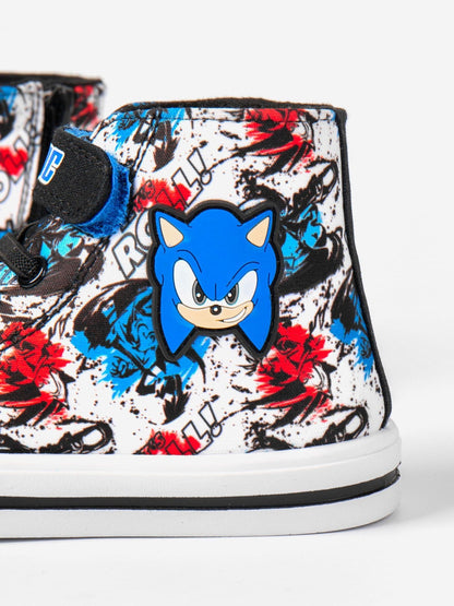 Dsiney Kidz - Vanilla Underground Multi Sonic the Hedgehog Boys Laced Trainers image 4