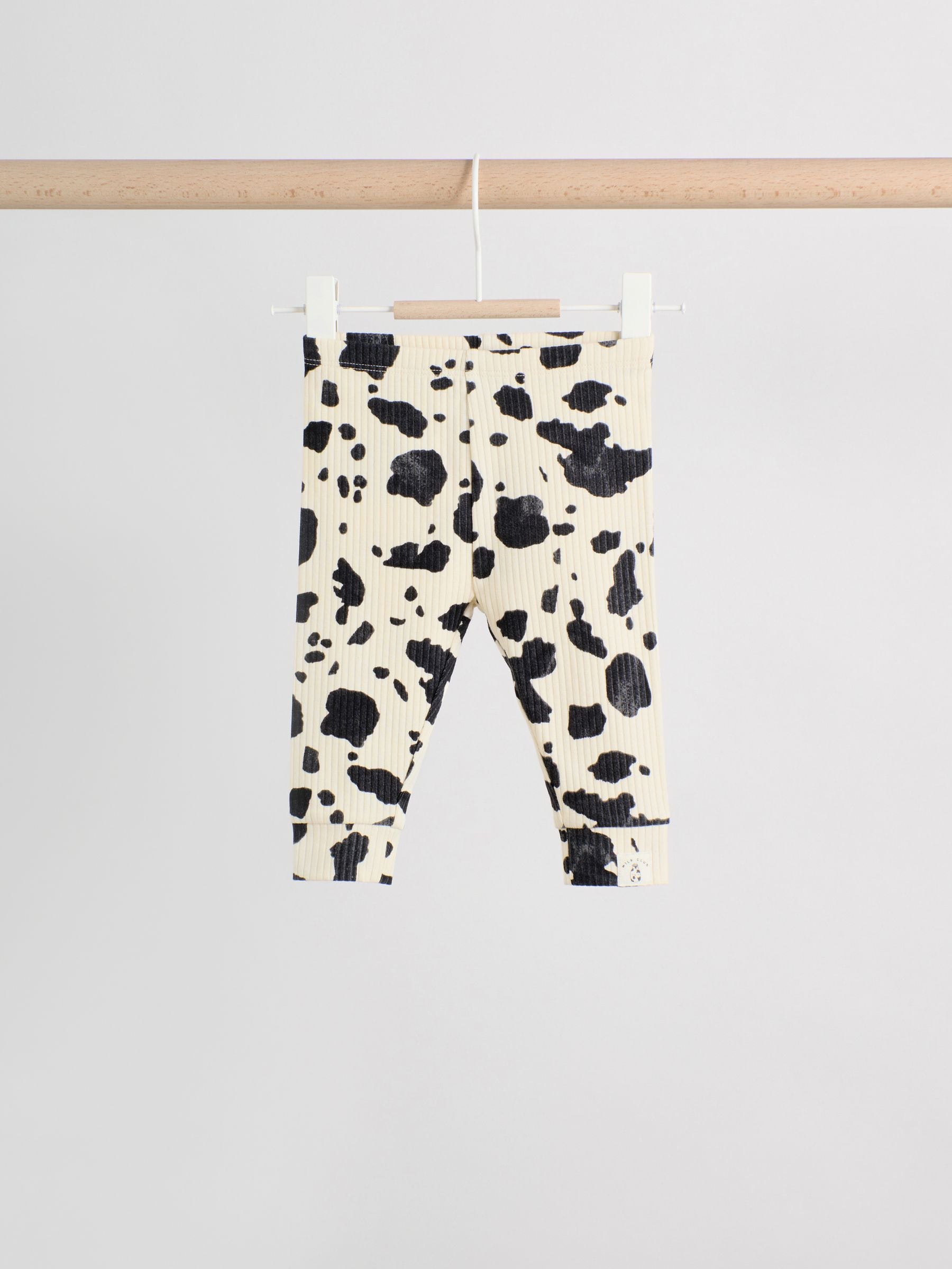 Neutral/Cow Milk Club Printed Sweat and Leggings Baby Set (0mths-2yrs) image 6