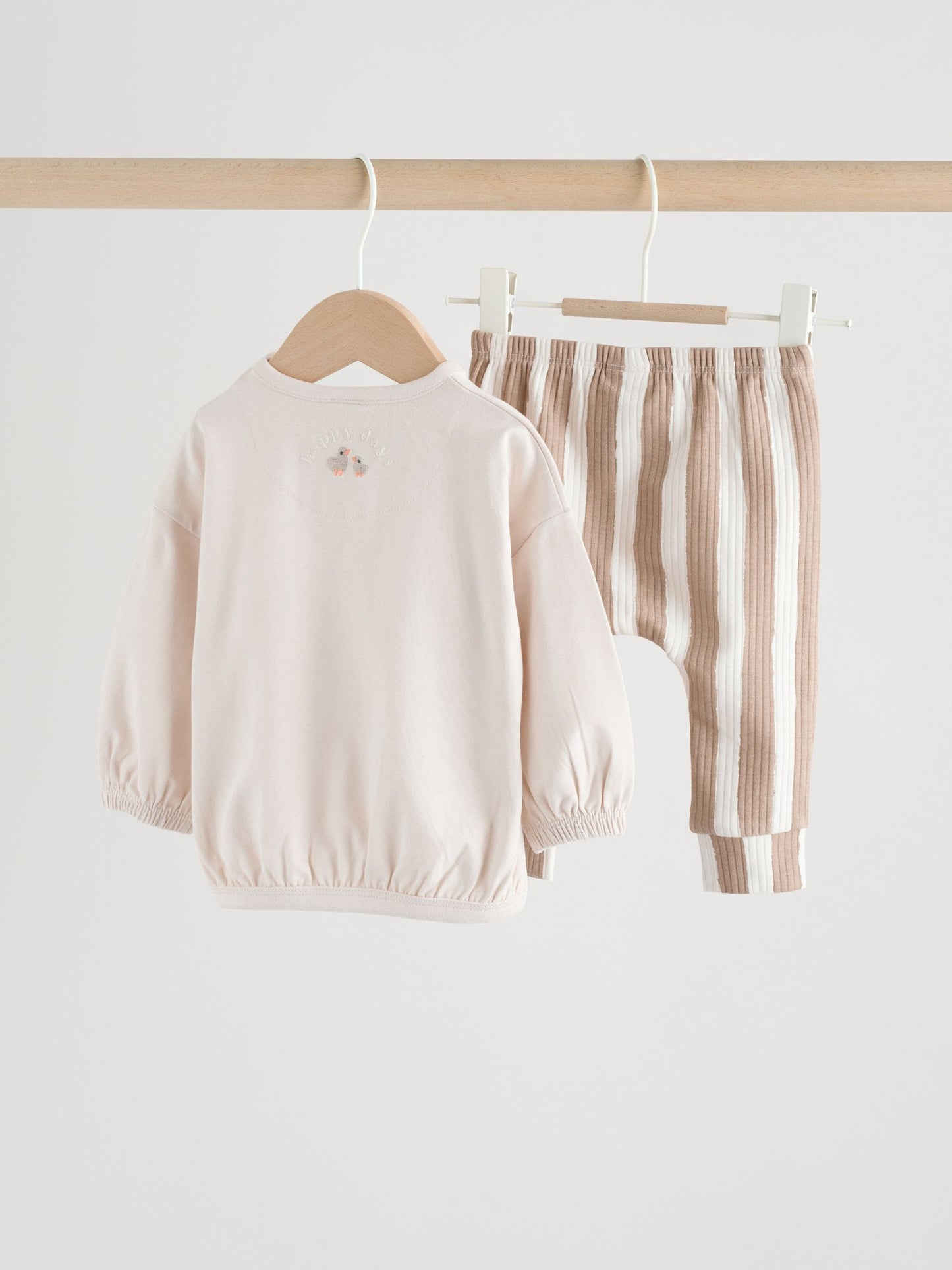 Neutral Just Hatched Baby Sweat and Leggings Set (0mths-2yrs) image 4