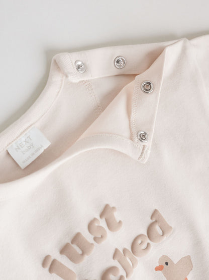 Neutral Just Hatched Baby Sweat and Leggings Set (0mths-2yrs) image 8