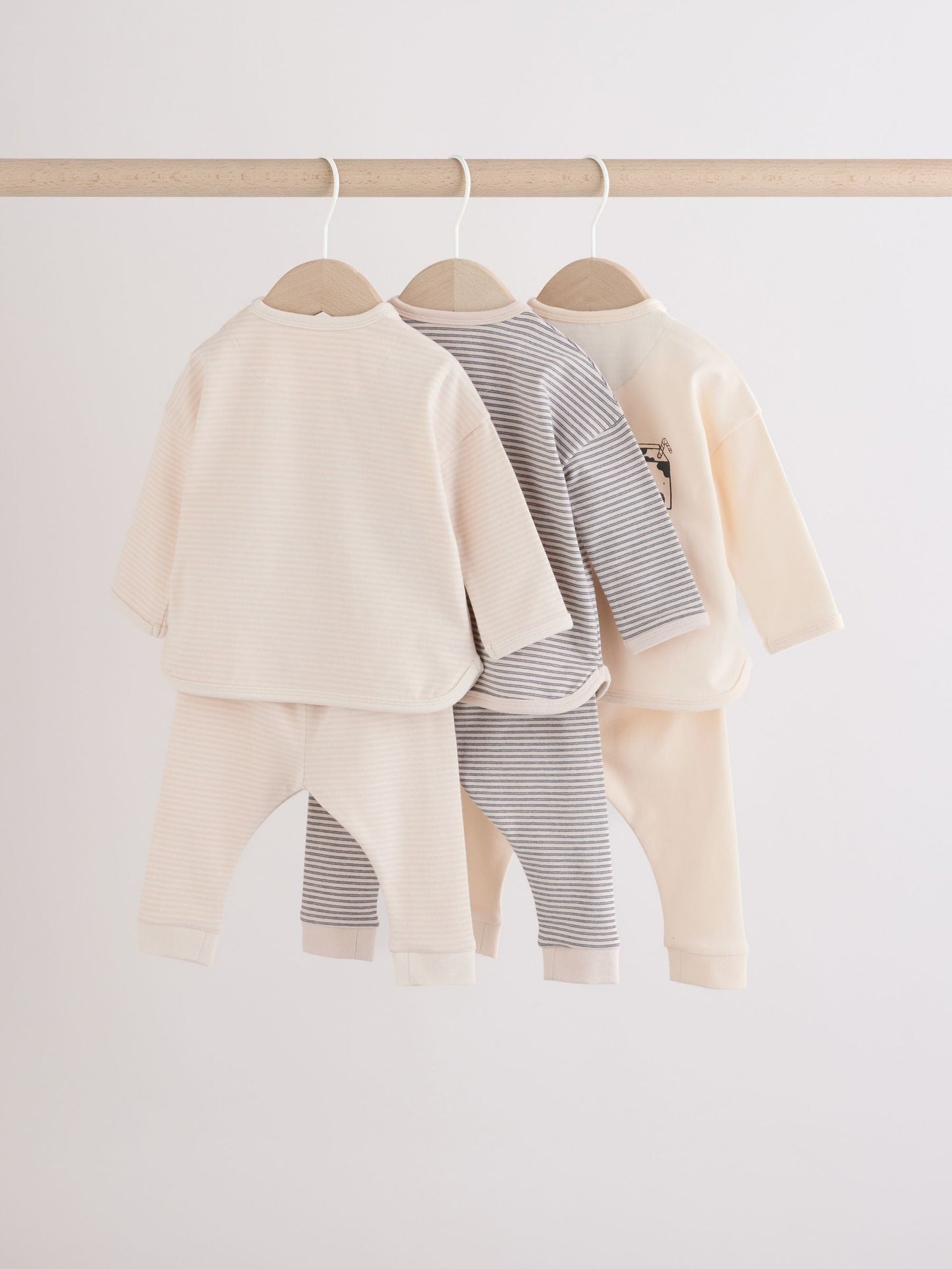 Neutral Brunch Club Baby Top & Leggings Set 6 Piece (0mths-2yrs) image 7