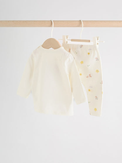 My First Easter White T-Shirt and Leggings Baby Set (0-18mths) image 2