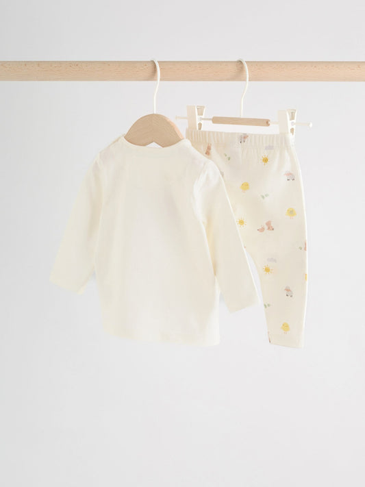 My First Easter White T-Shirt and Leggings Baby Set (0-18mths) image 2