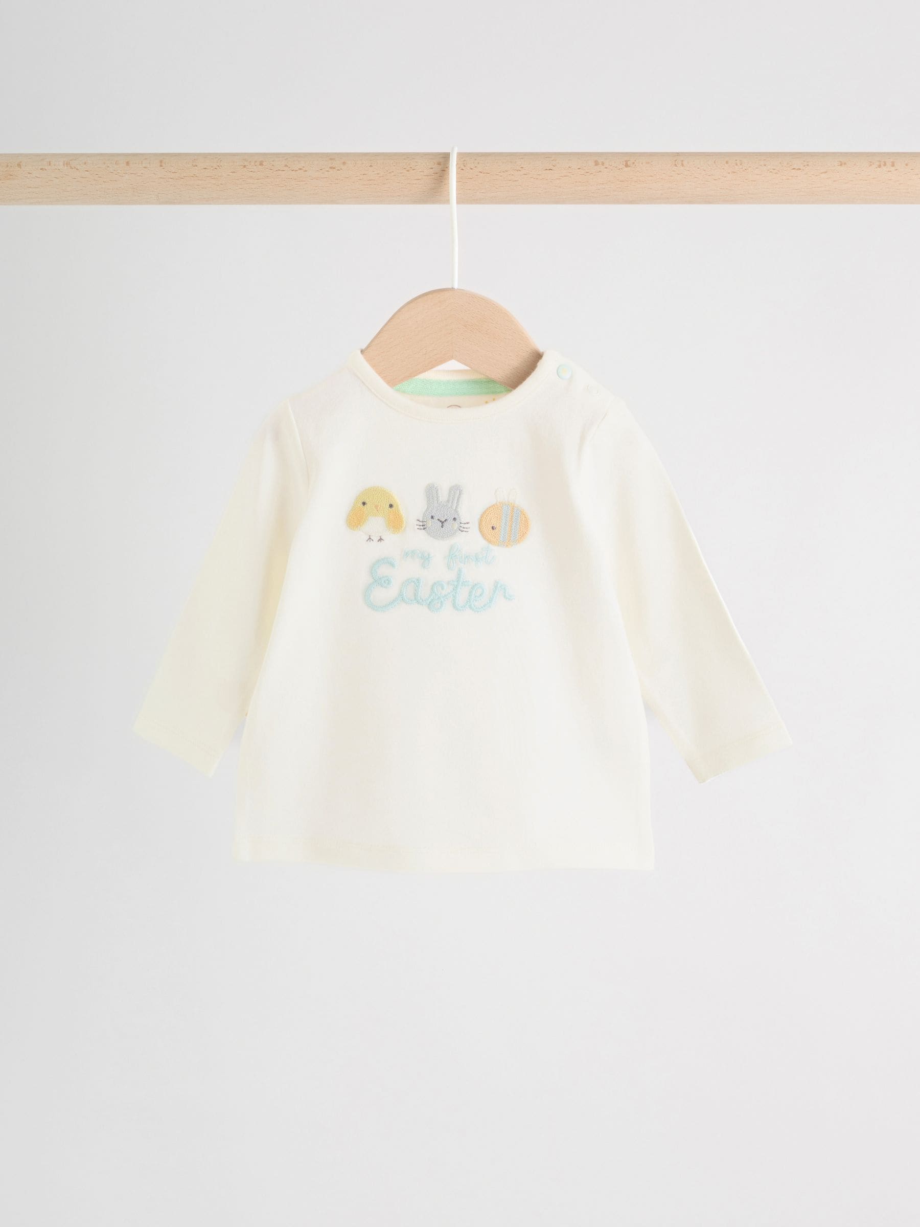 My First Easter White T-Shirt and Leggings Baby Set (0-18mths) image 3