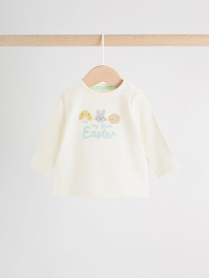 My First Easter White T-Shirt and Leggings Baby Set (0-18mths) image 3