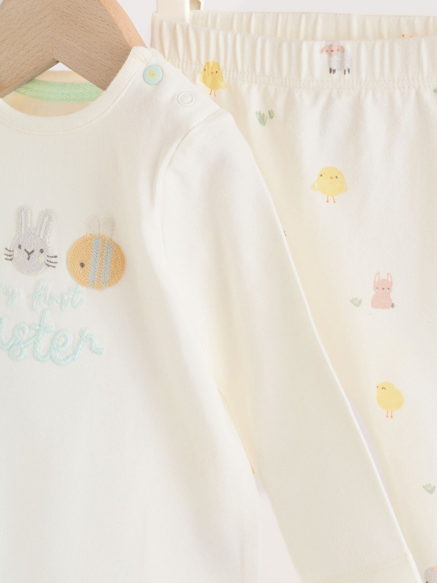 My First Easter White T-Shirt and Leggings Baby Set (0-18mths) image 7