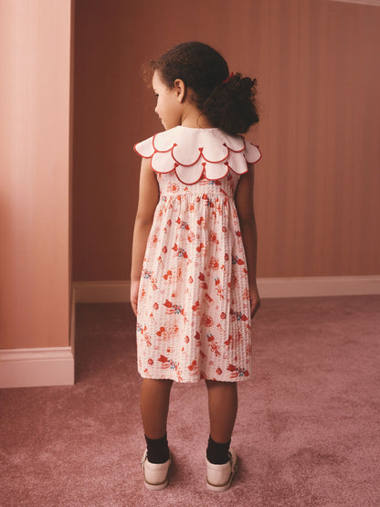 Red Cath Kidston Collared Dress (3mths-7yrs) image 4