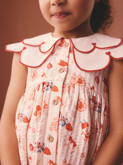 Red Cath Kidston Collared Dress (3mths-7yrs) image 8