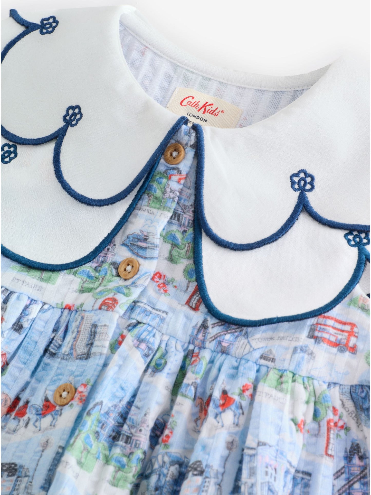 Blue Cath Kidston Collared Dress (3mths-7yrs) image 10