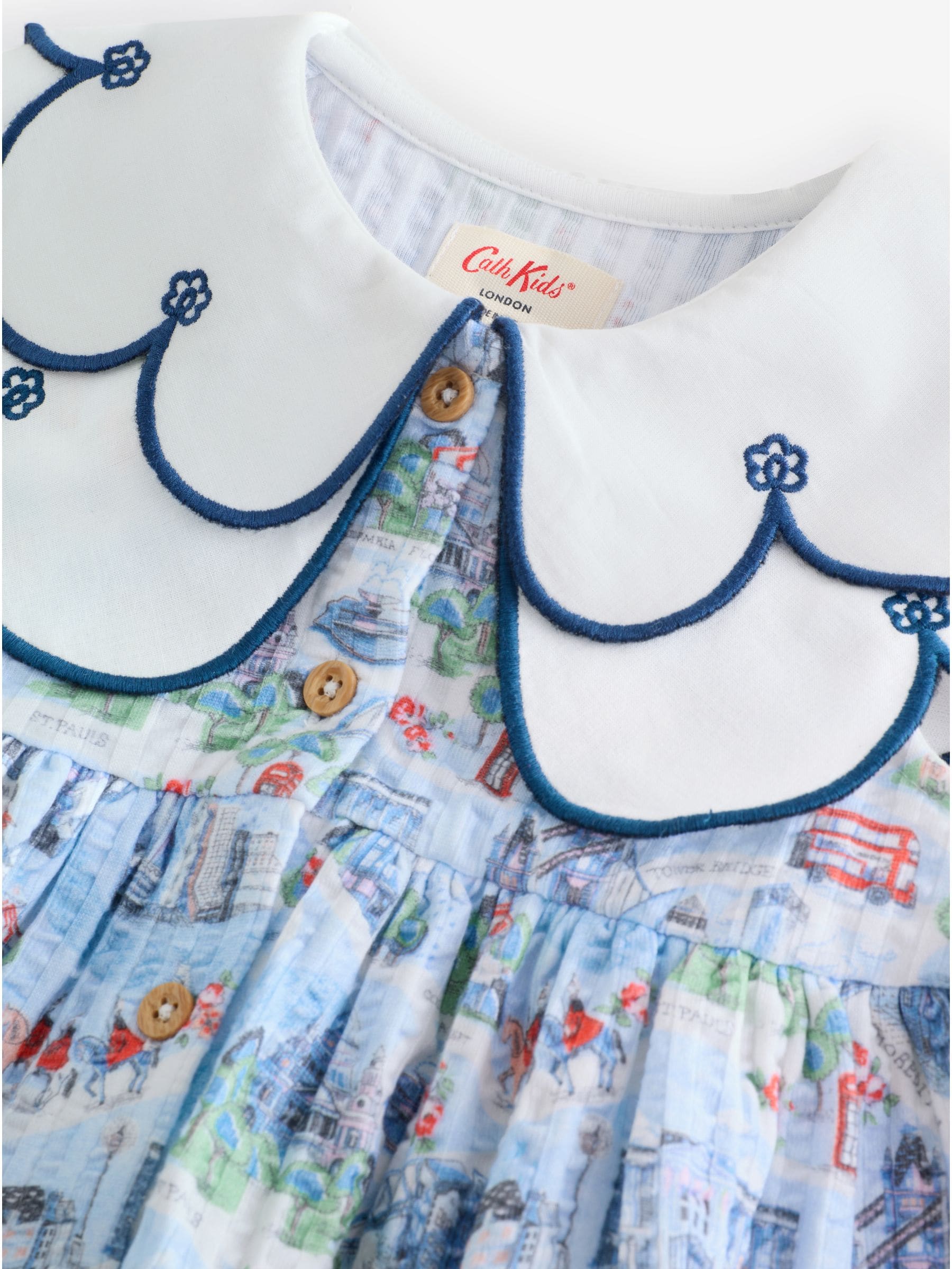 Blue Cath Kidston Collared Dress (3mths-7yrs) image 10