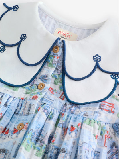 Blue Cath Kidston Collared Dress (3mths-7yrs) image 10