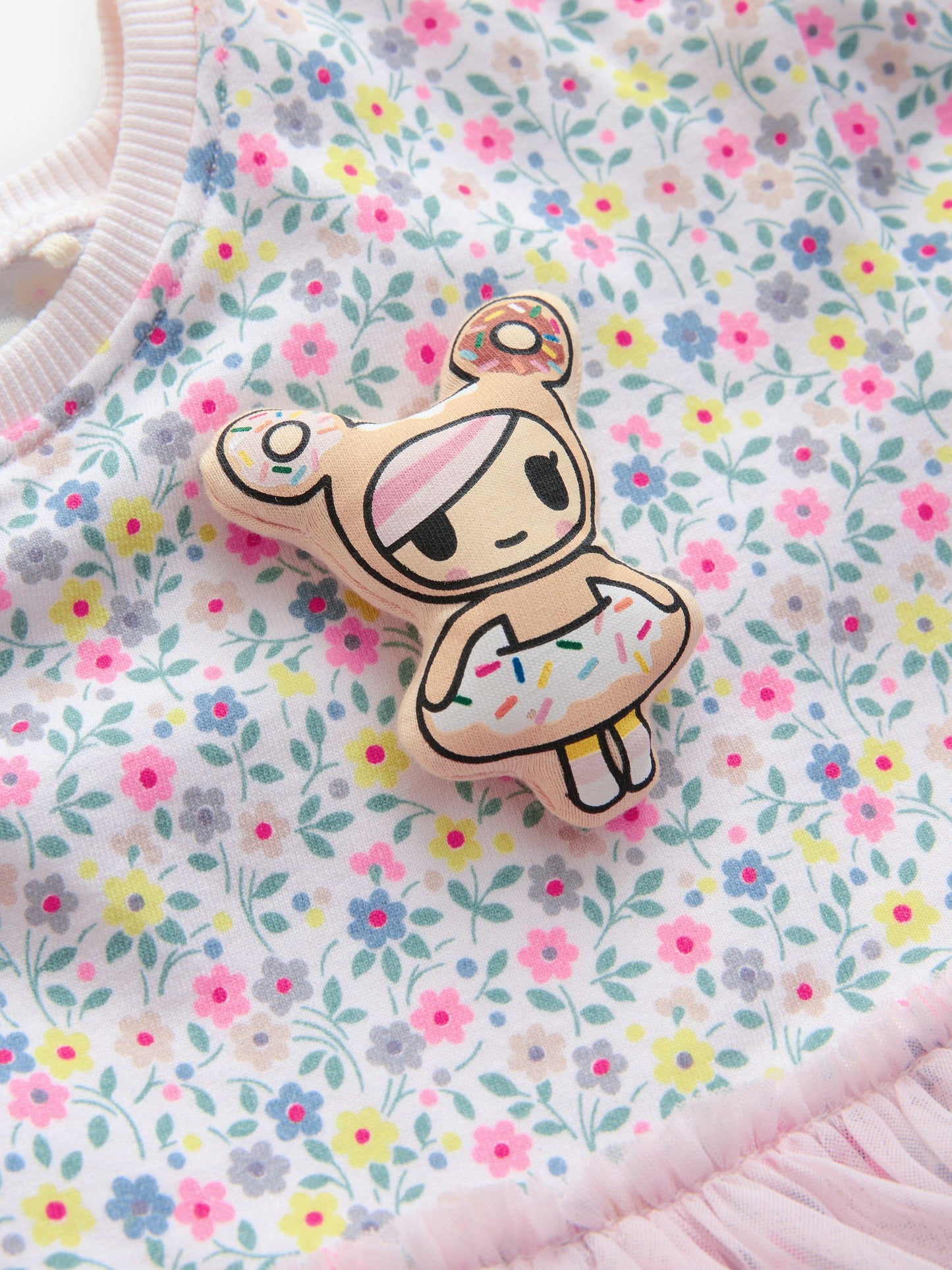 Cath Kidston Tokidoki Floral Mesh Sweat Dress (3mths-7yrs) image 10