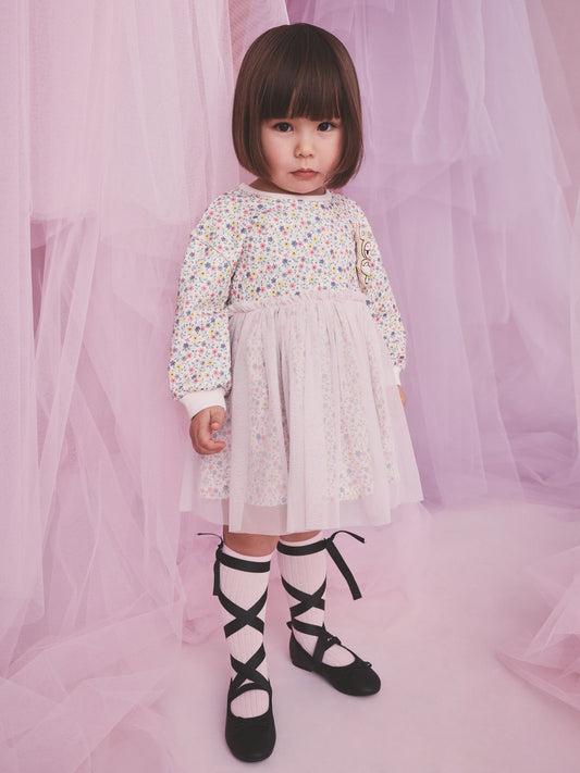 Cath Kidston Tokidoki Floral Mesh Sweat Dress (3mths-7yrs) image 2