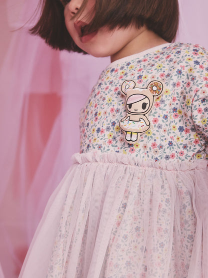 Cath Kidston Tokidoki Floral Mesh Sweat Dress (3mths-7yrs) image 4