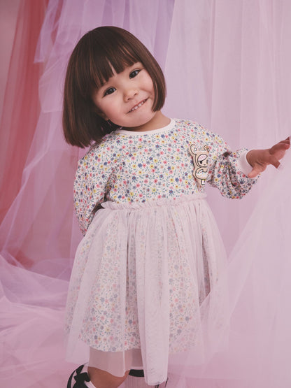 Cath Kidston Tokidoki Floral Mesh Sweat Dress (3mths-7yrs) image 5