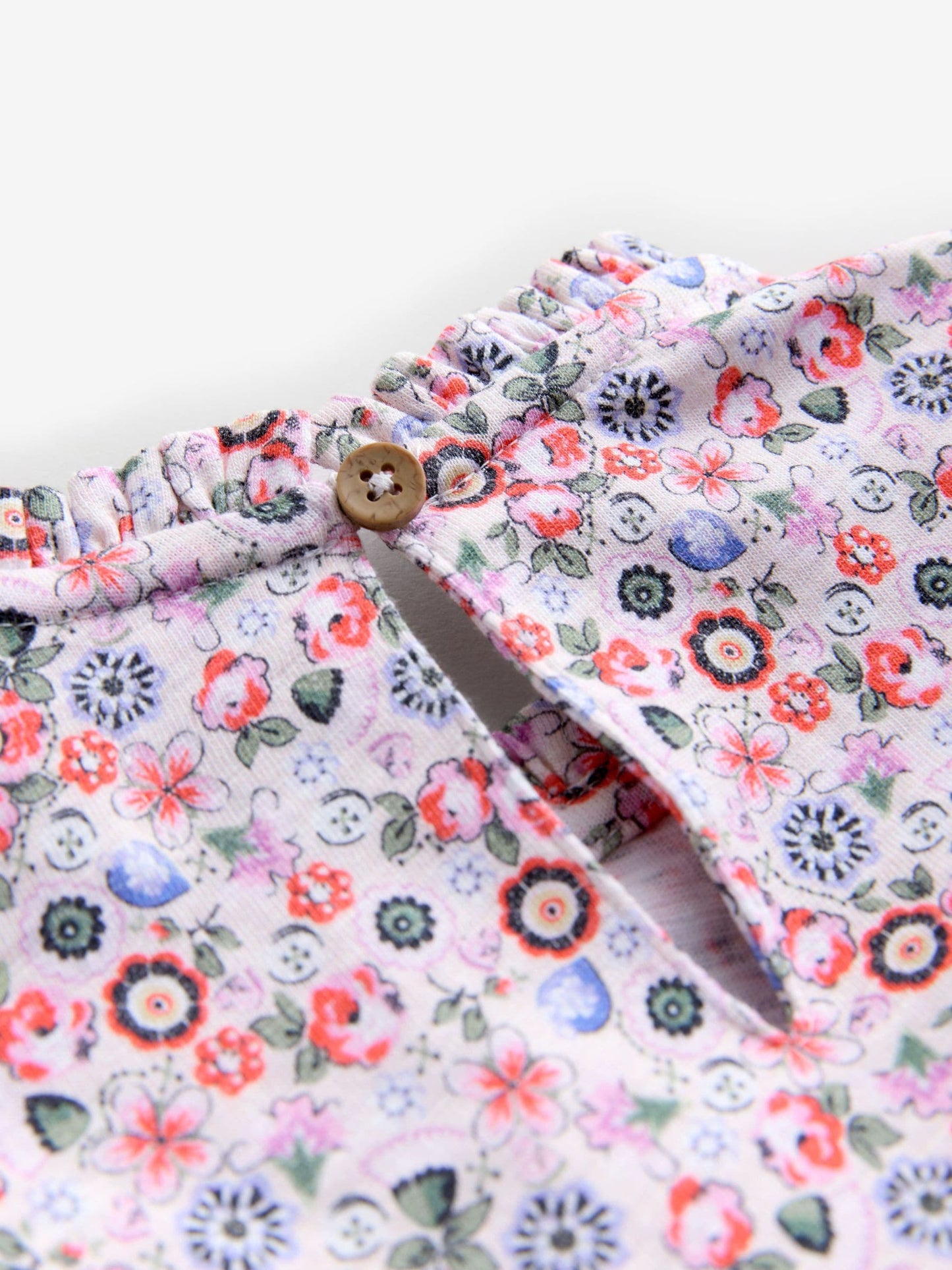 Green Floral Cath Kidston Tiered Jersey Dress (3mths-7yrs) image 8