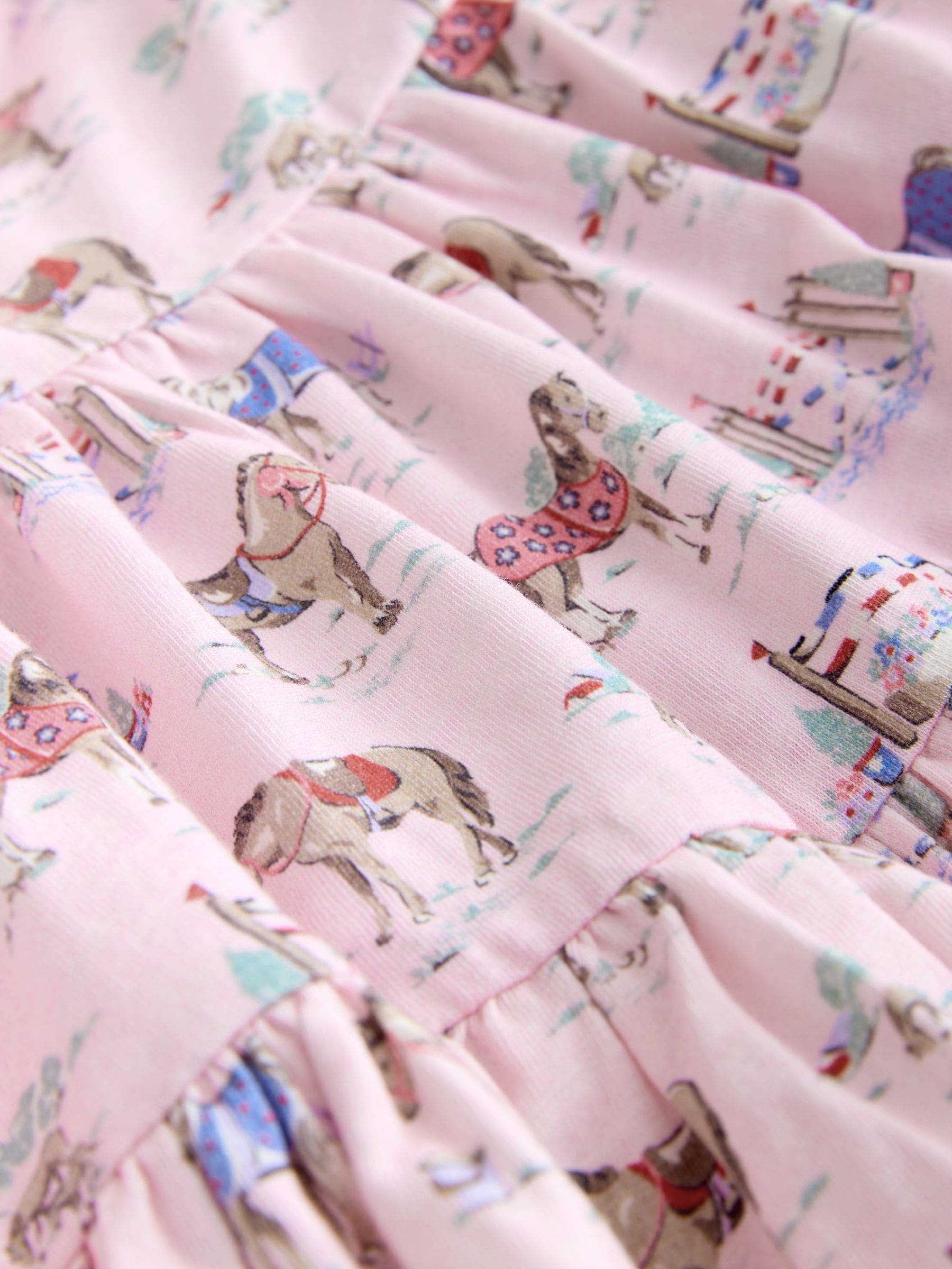 Pink Cath Kidston Tiered Jersey Dress (3mths-7yrs) image 7