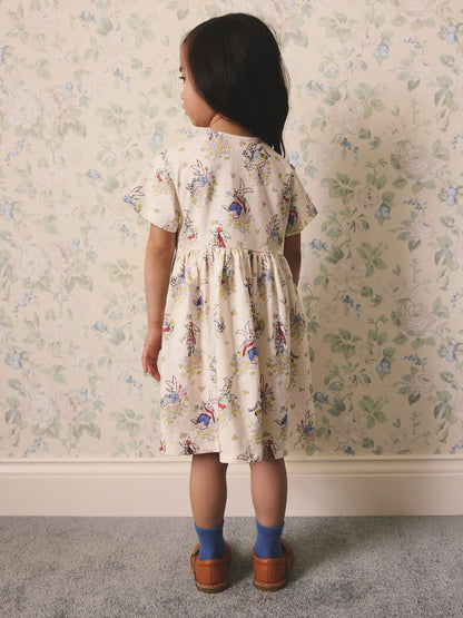 Cream Cath Kidston Bow Dress (3mths-7yrs) image 3