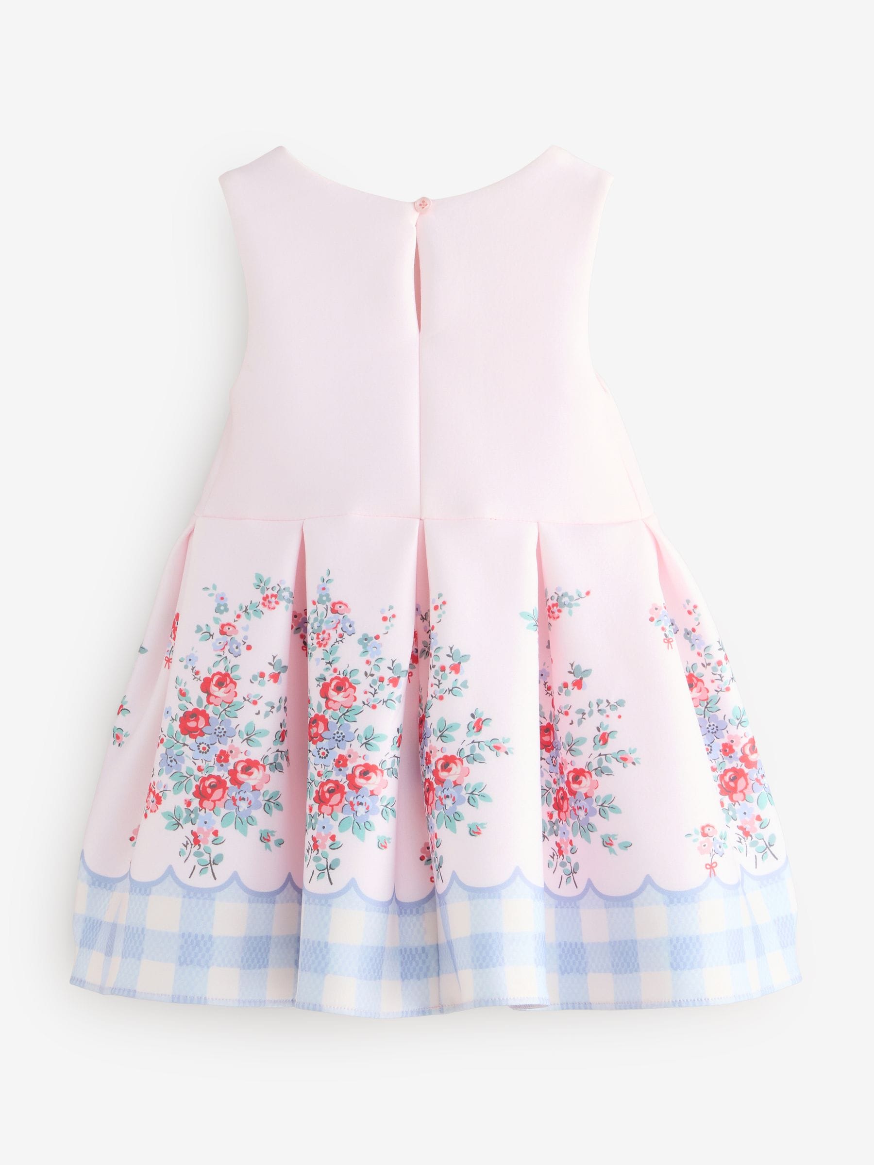 Pink Gingham Cath Kidston Scuba Bow Dress (3mths-7yrs) image 5