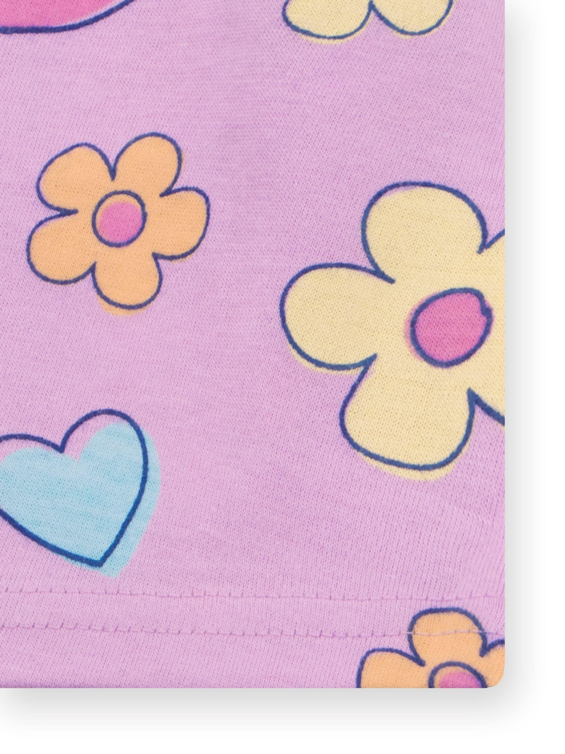 Character Purple Girls Peppa Pig Short Sleeve 100% Cotton Dress image 5