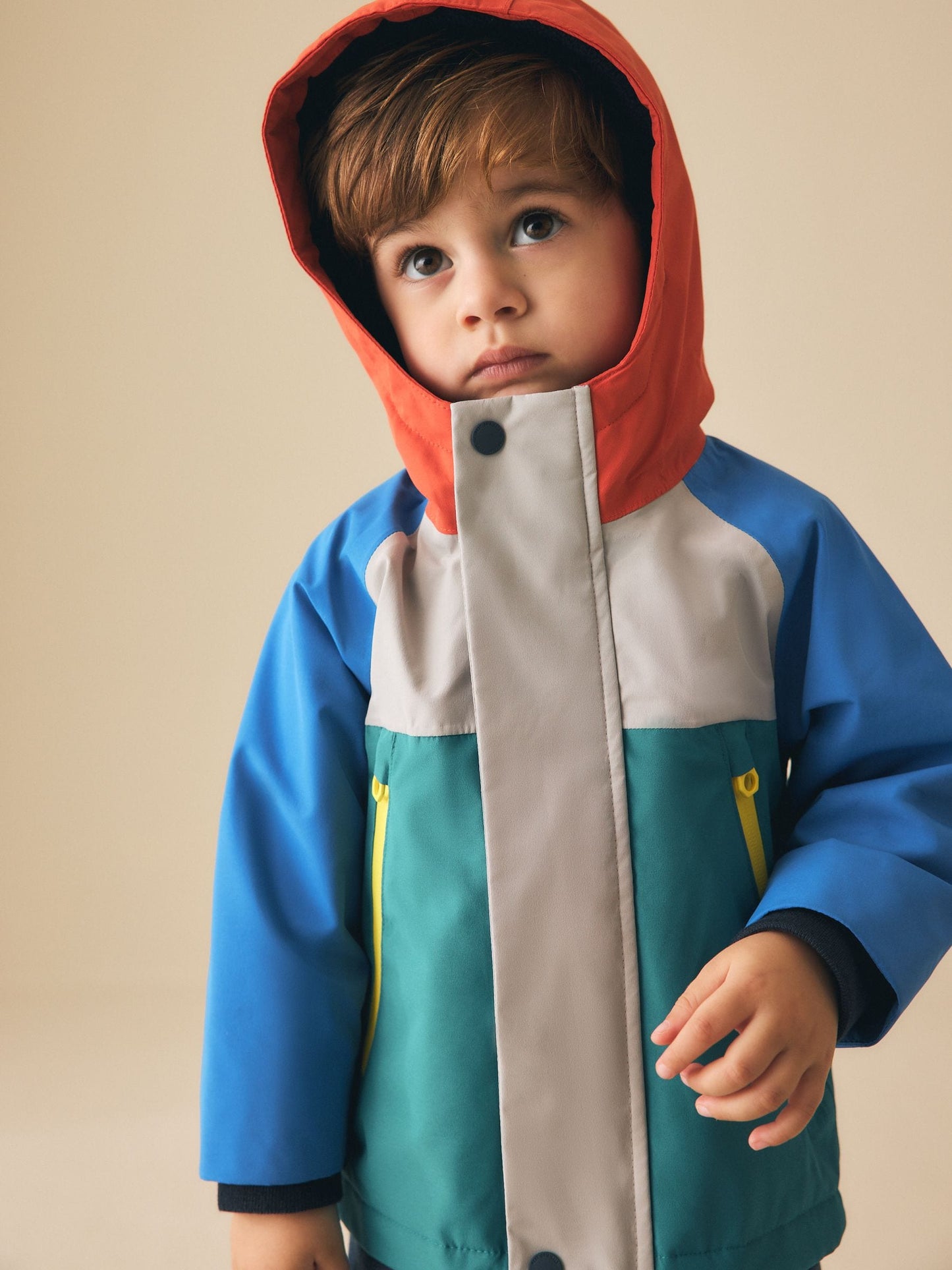 Dsiney Kidz - Colourblock Waterproof Fleece Lined Anorak (3mths-7yrs) image 4