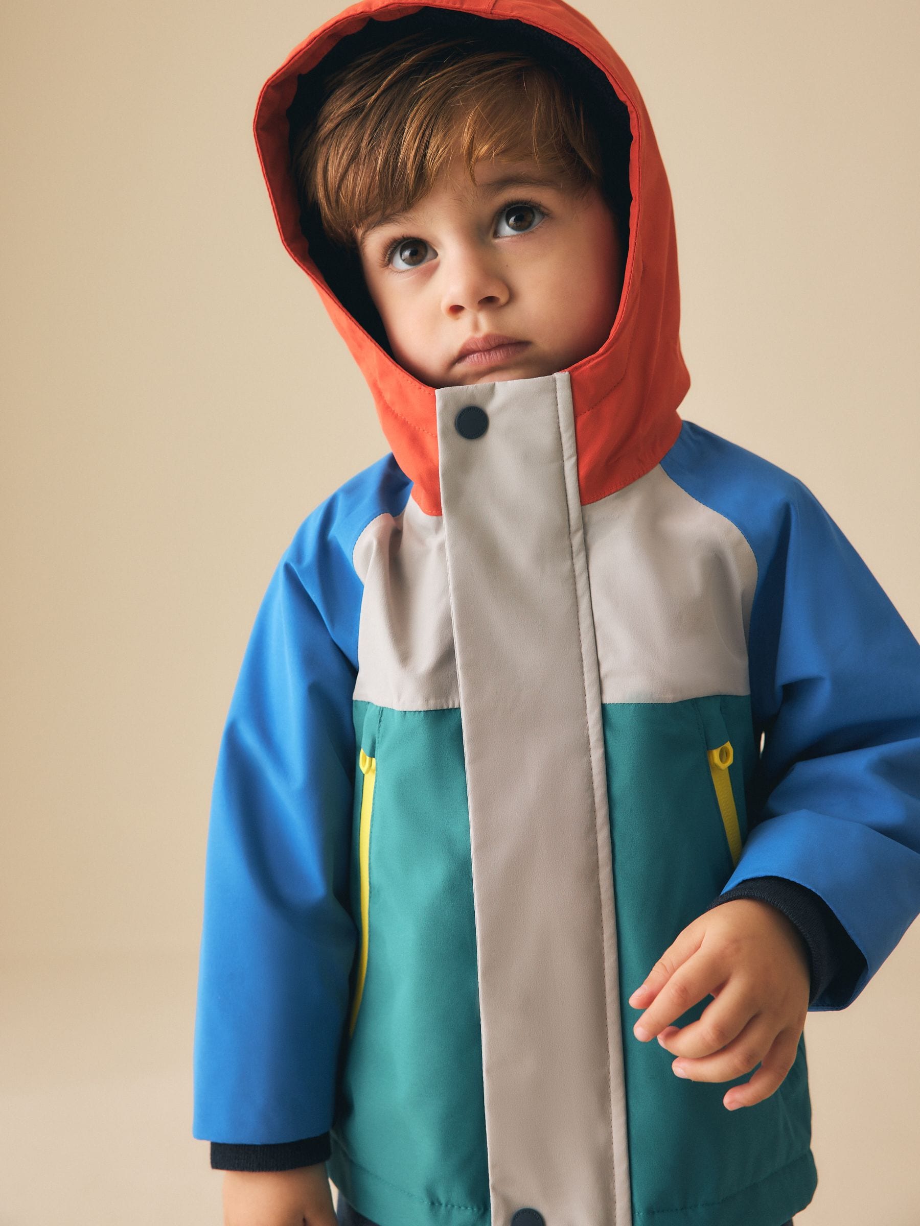 Dsiney Kidz - Colourblock Waterproof Fleece Lined Anorak (3mths-7yrs) image 4