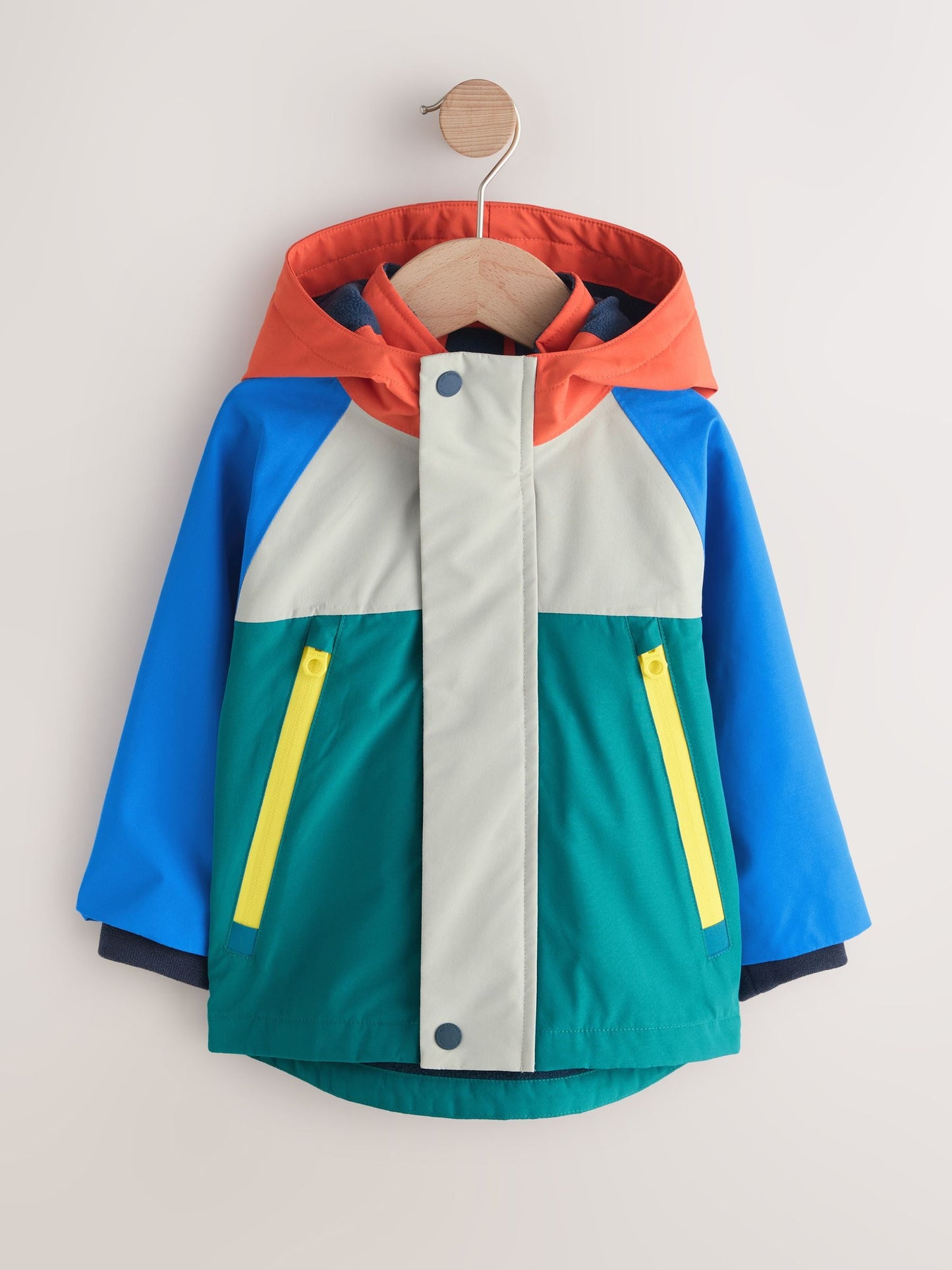 Dsiney Kidz - Colourblock Waterproof Fleece Lined Anorak (3mths-7yrs) image 5
