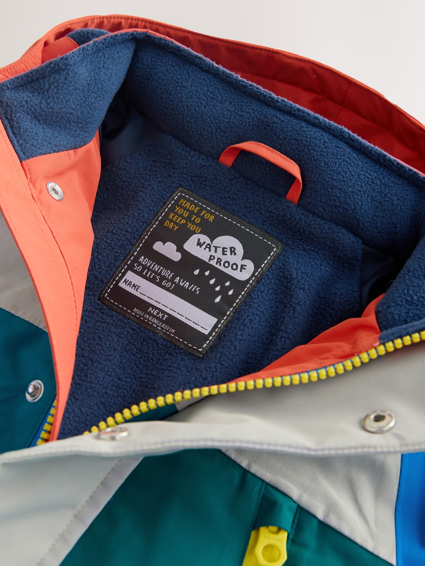 Dsiney Kidz - Colourblock Waterproof Fleece Lined Anorak (3mths-7yrs) image 8