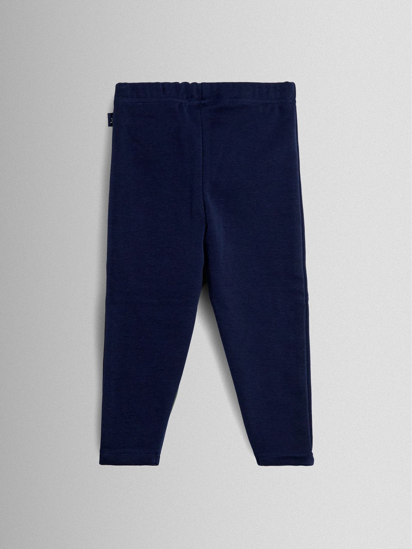 JoJo Maman Bébé Khaki Green 2-Pack Fleece Lined Leggings image 5