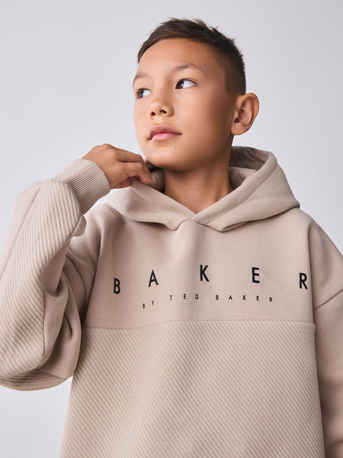 Baker by Ted Baker Oversized Textured Hoodie image 1