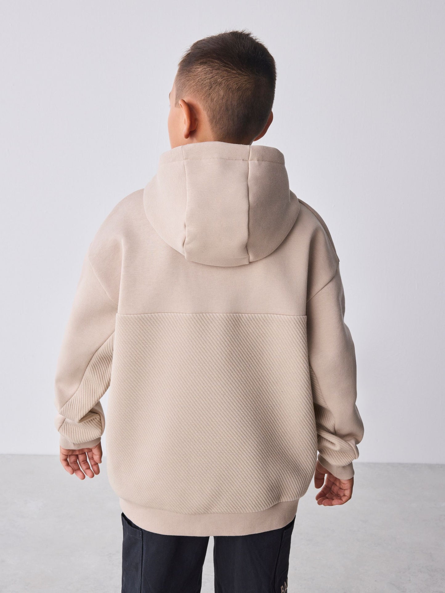 Baker by Ted Baker Oversized Textured Hoodie image 3