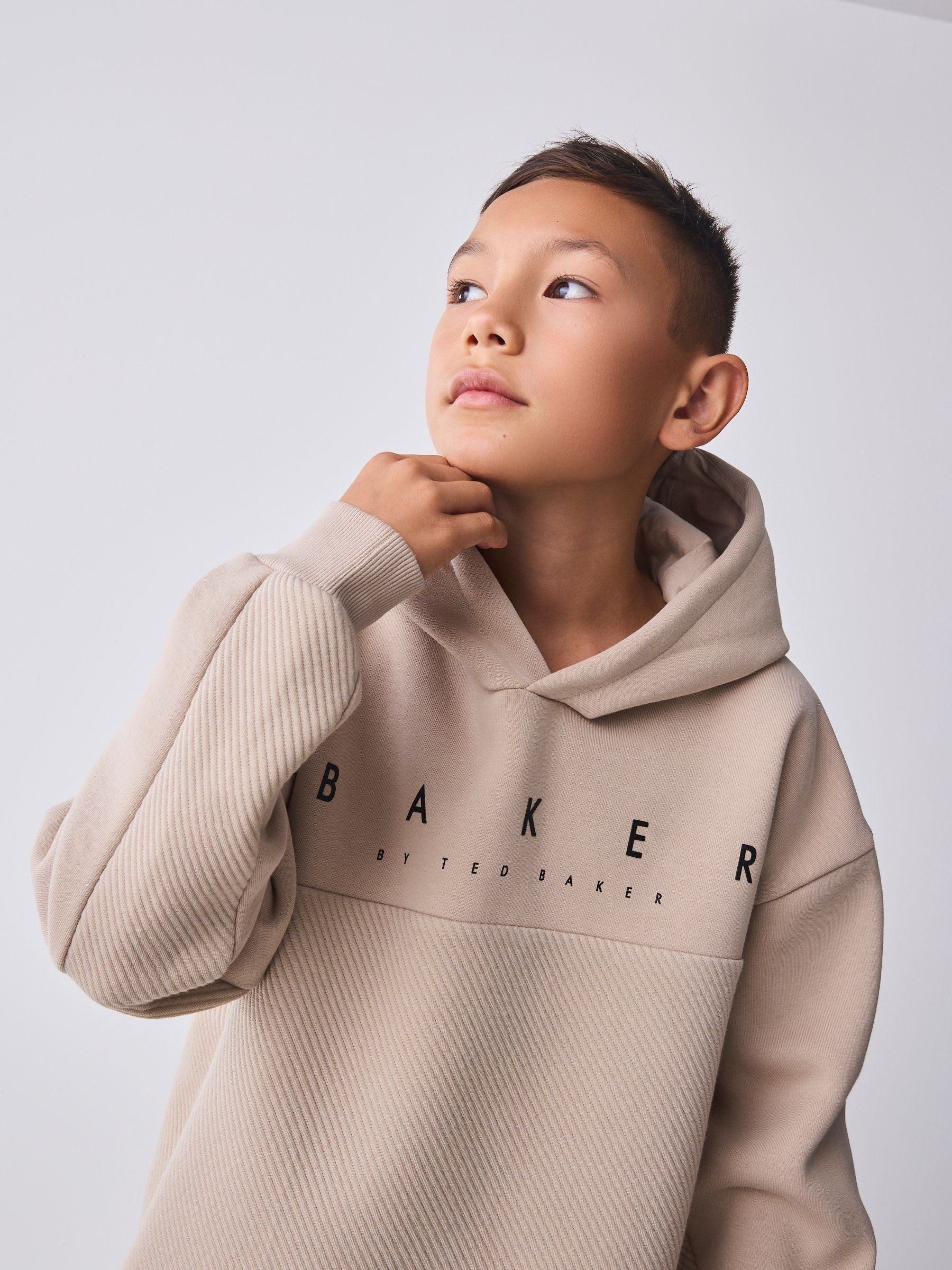Baker by Ted Baker Oversized Textured Hoodie image 4