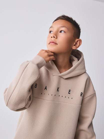 Baker by Ted Baker Oversized Textured Hoodie image 4