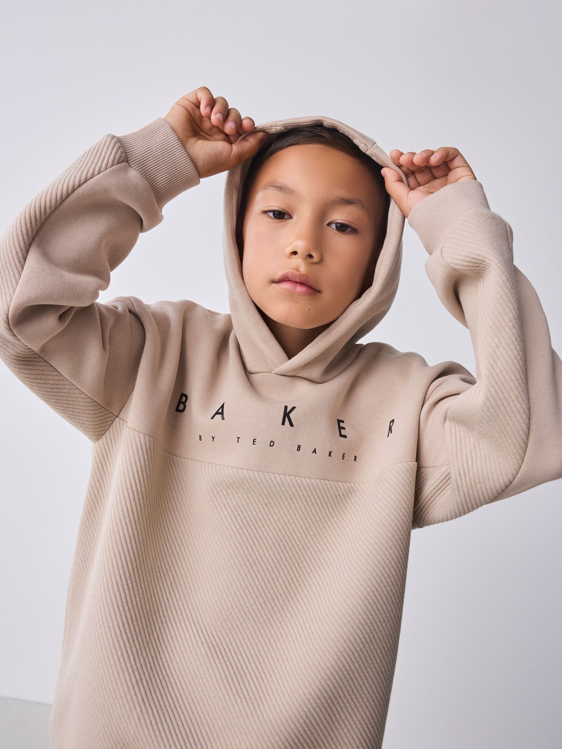 Baker by Ted Baker Oversized Textured Hoodie image 5