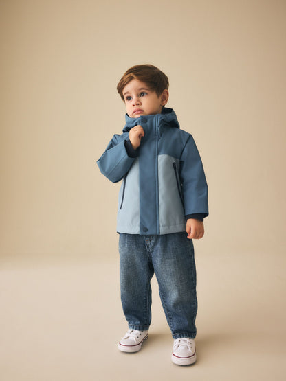 Dsiney Kidz - Light Blue Waterproof Fleece Lined Anorak (3mths-7yrs) image 2