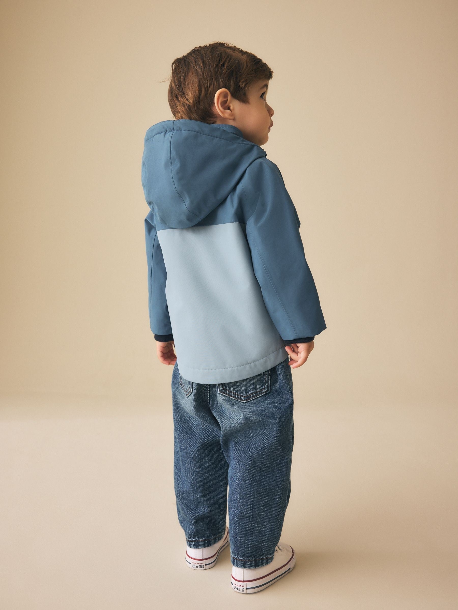 Dsiney Kidz - Light Blue Waterproof Fleece Lined Anorak (3mths-7yrs) image 3