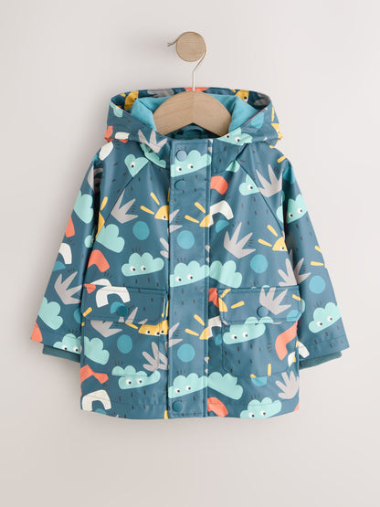 Dsiney Kidz - Navy Printed Icon Shower Resistant Coat (3mths-7yrs) image 5
