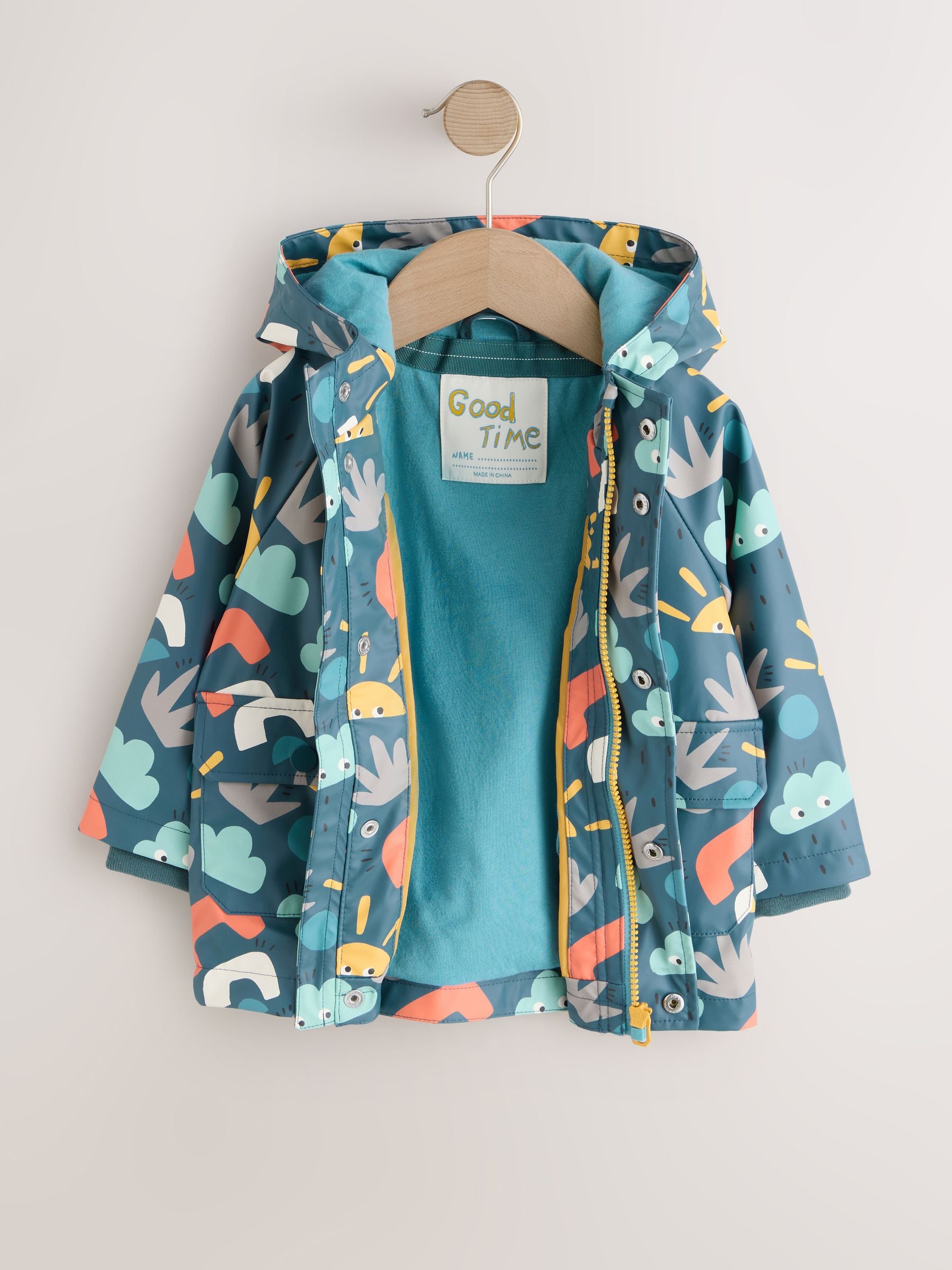 Dsiney Kidz - Navy Printed Icon Shower Resistant Coat (3mths-7yrs) image 6