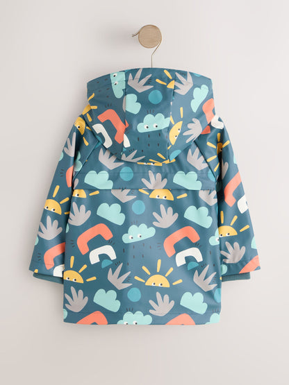 Dsiney Kidz - Navy Printed Icon Shower Resistant Coat (3mths-7yrs) image 7
