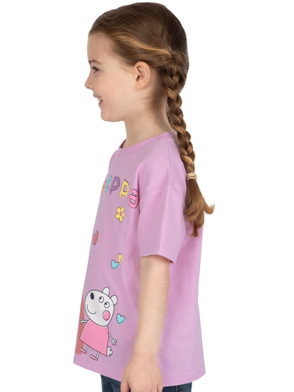 Character Purple Peppa Pig 100% Cotton T-Shirt image 3
