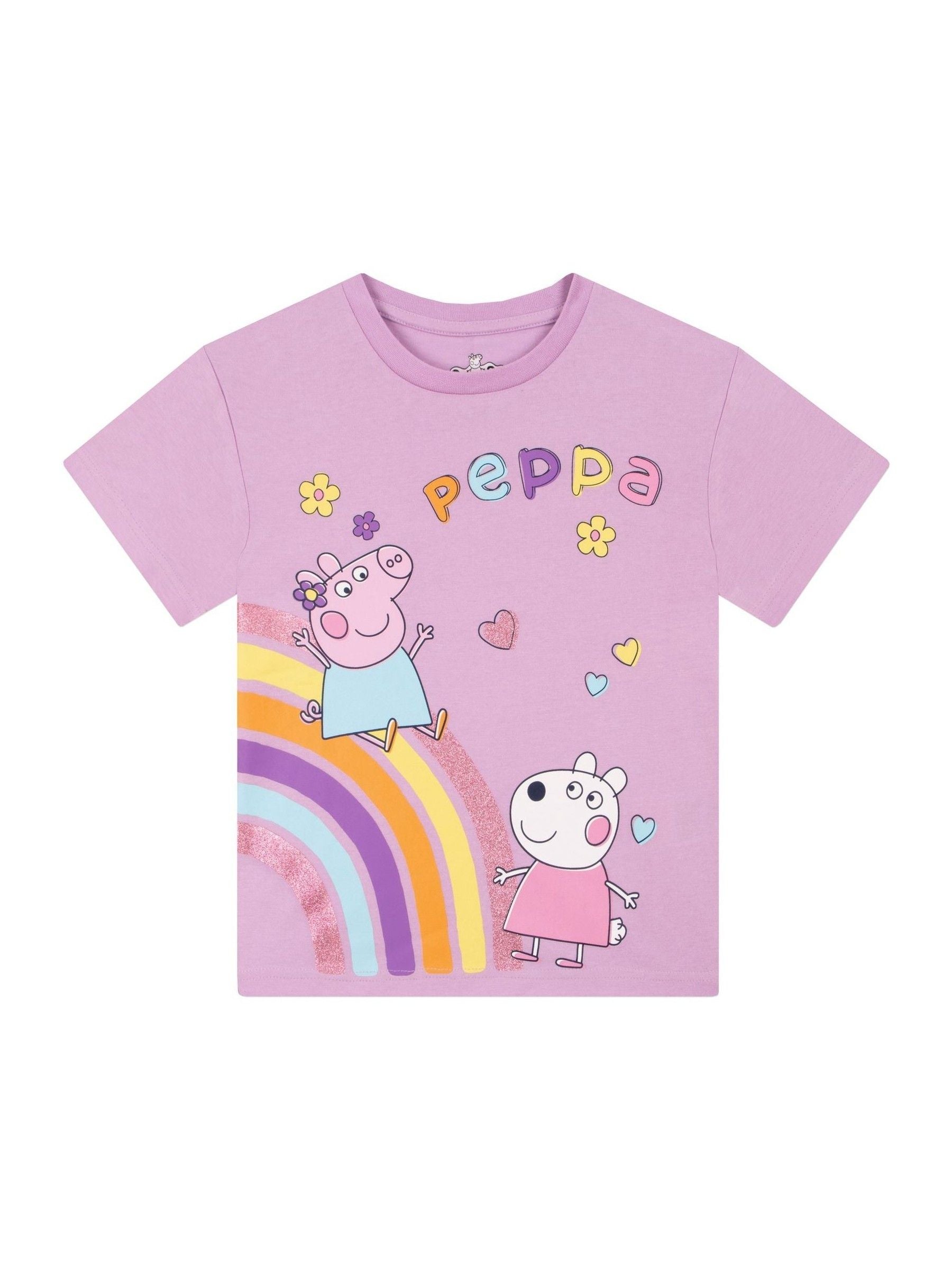 Character Purple Peppa Pig 100% Cotton T-Shirt image 6