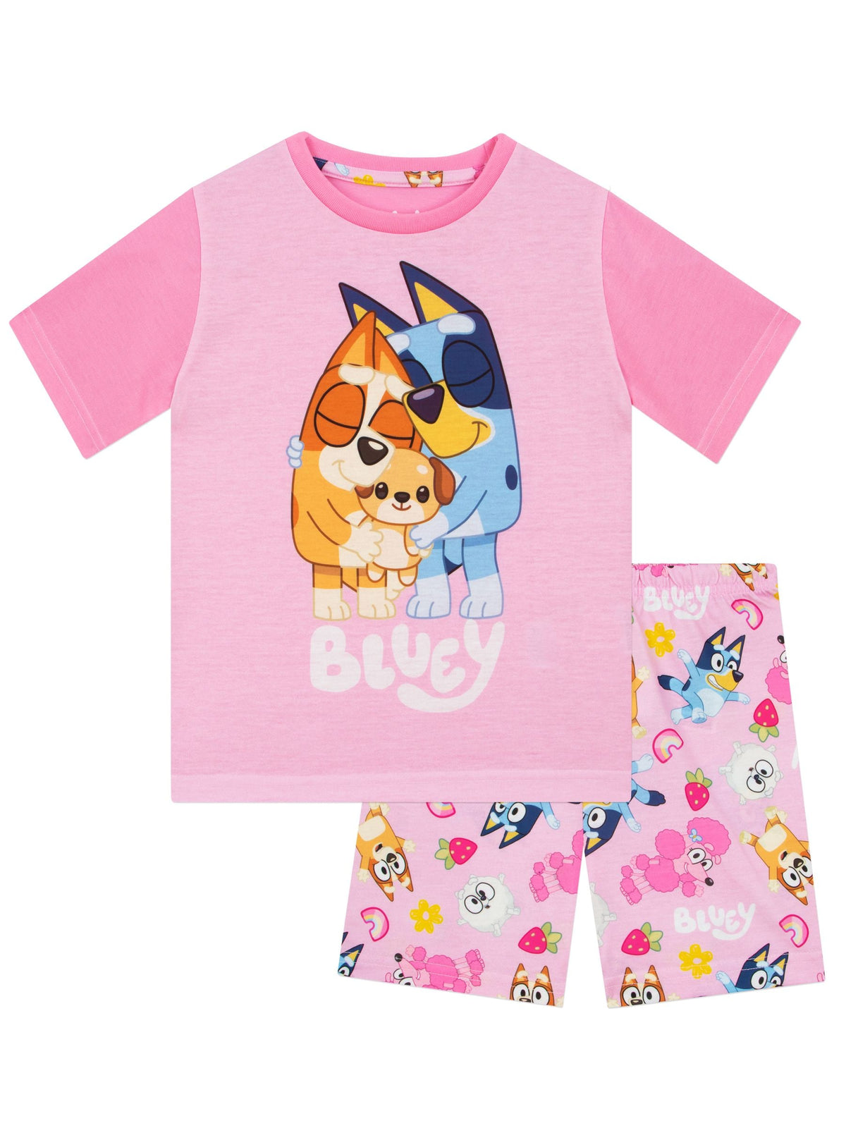 Bluey Pink Character Bingo Short Pyjamas 2 Pack - image 6