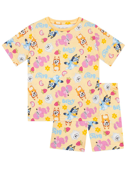 Bluey Pink Character Bingo Short Pyjamas 2 Pack - image 7