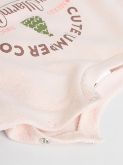 Pink Baby Christmas Jumpers and Trousers 2 Piece Set (0mths-2yrs) image 4