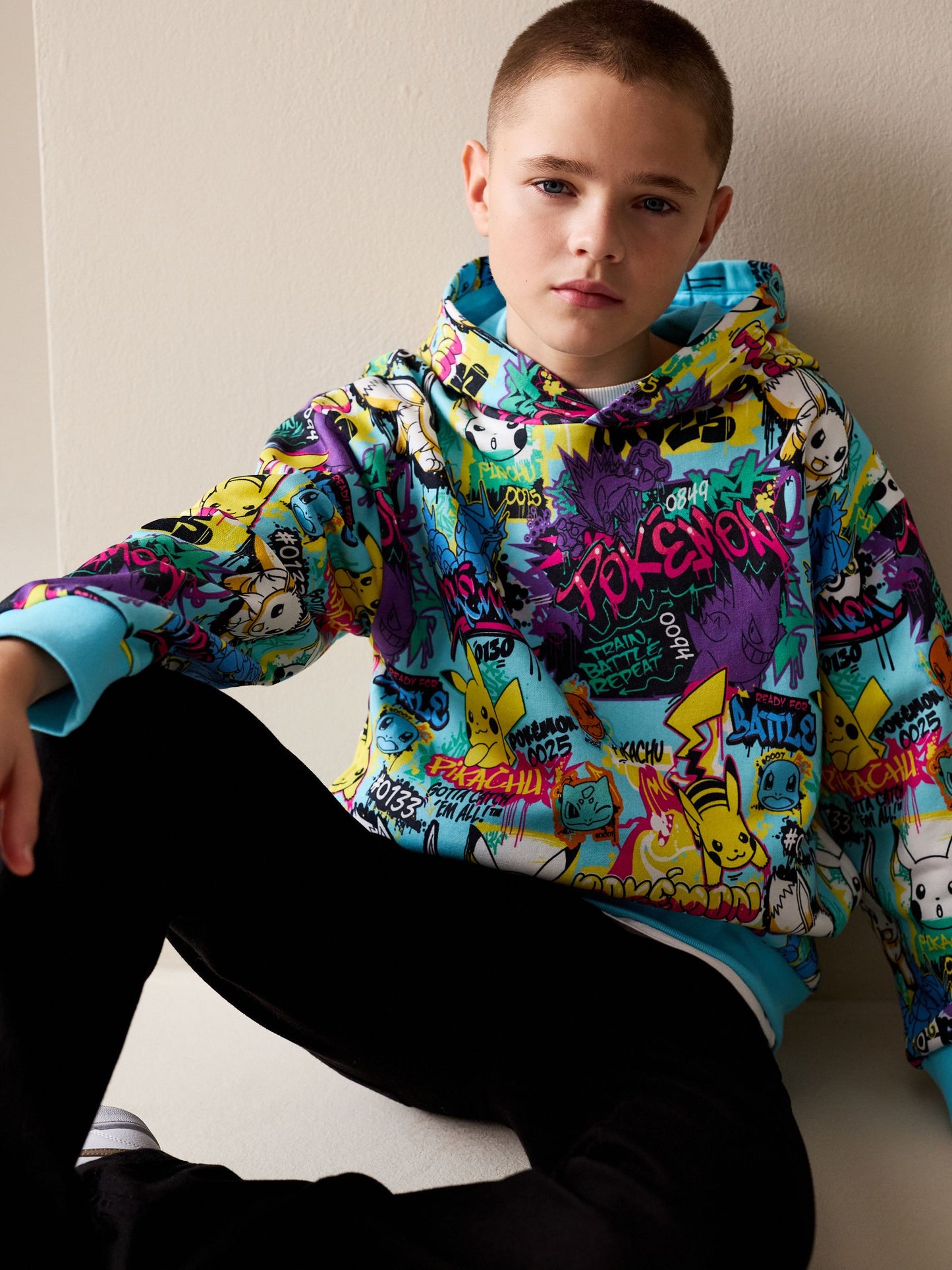 Dsiney Kidz - Multicolour Pokemon Hoodie (4-16yrs) image 1