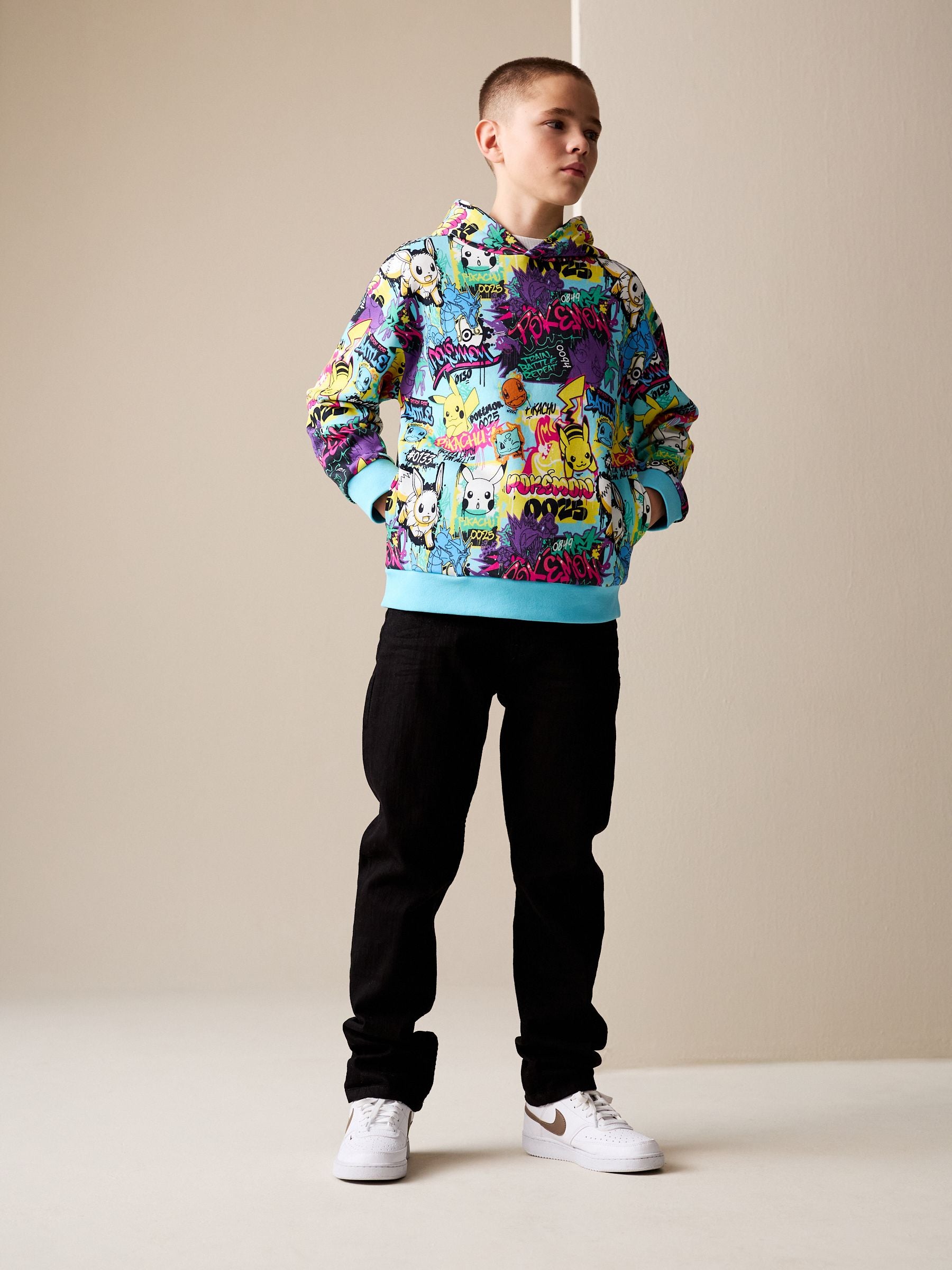 Dsiney Kidz - Multicolour Pokemon Hoodie (4-16yrs) image 4