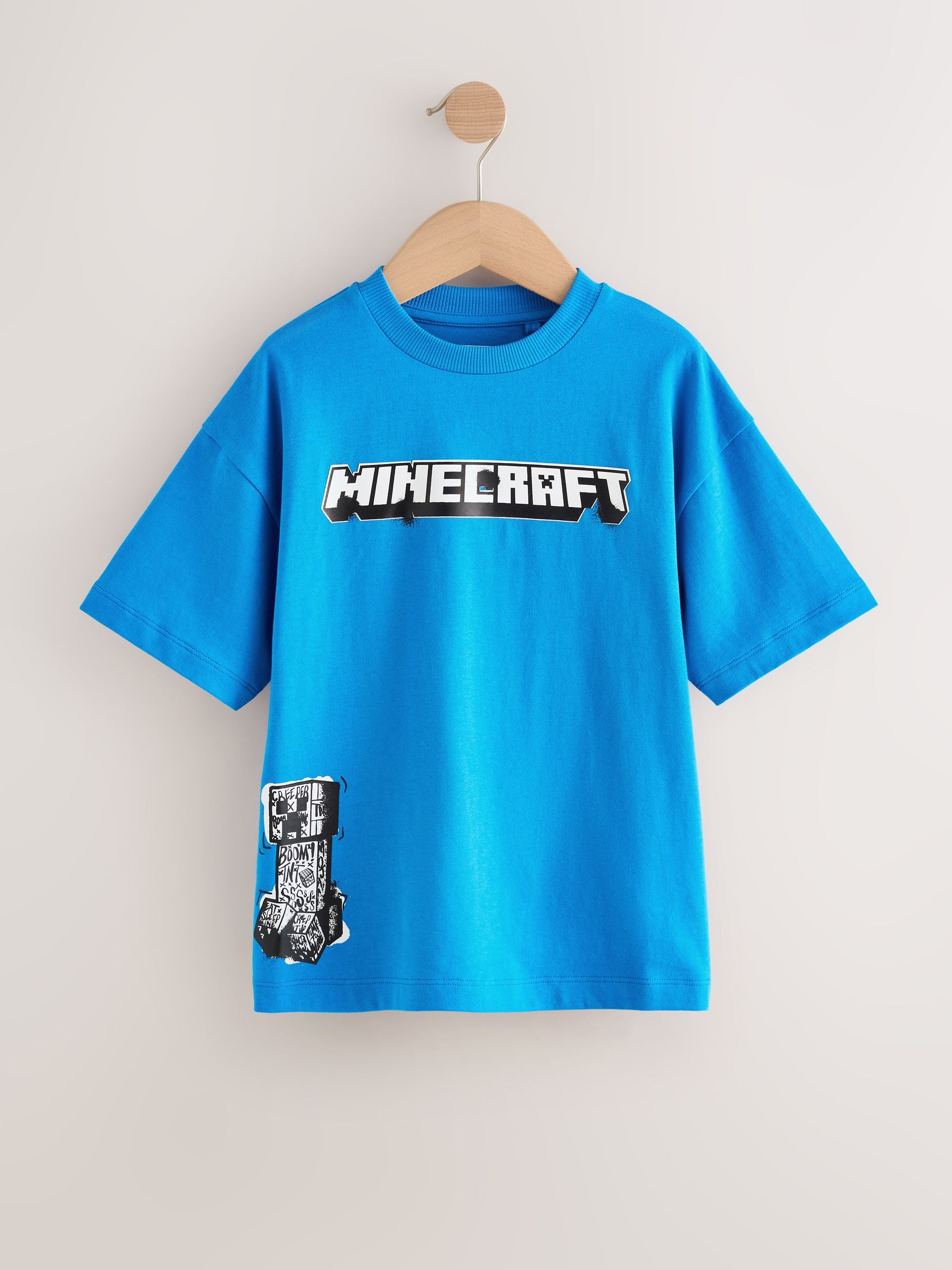 Dsiney Kidz - Blue Back Print Single Minecraft T-Shirt (3-16yrs) image 3
